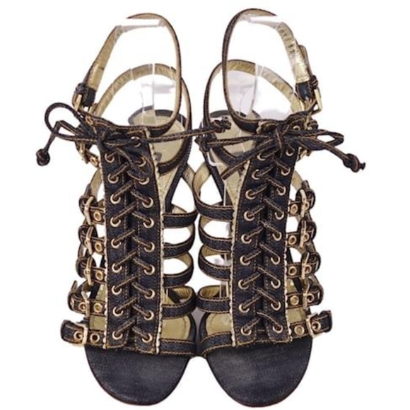 DOLCE & GABBANA Denim Sandals - Picture 5 of 17